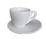 Orion White Tea/Coffee Cup 160ml & Saucer