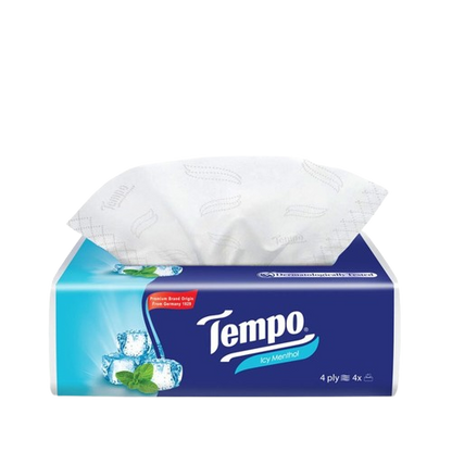 Tempo Strong, Soft & Breathable Menthol Tissues 80's 4ply