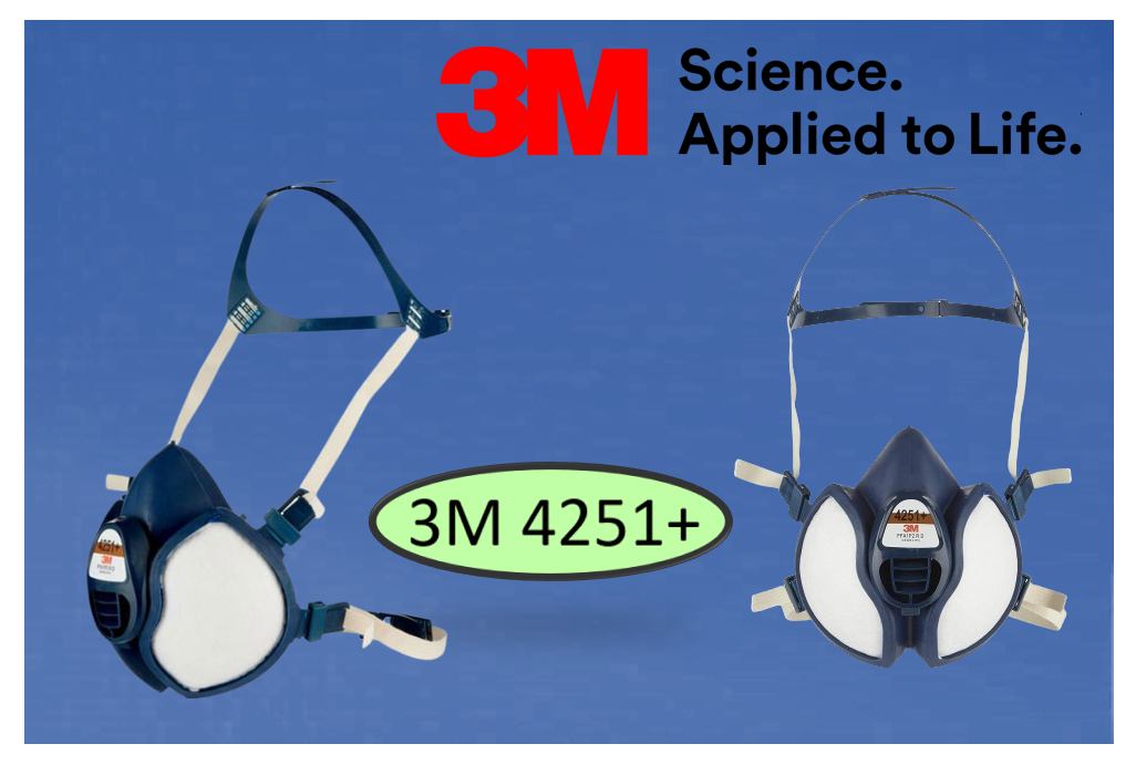 3M 4251+ Maintenance Free Gas/Vapour and Particulate Respirator