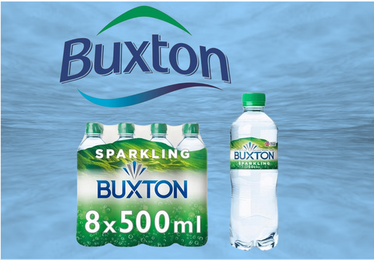 Buxton Sparkling Water 8x500ml