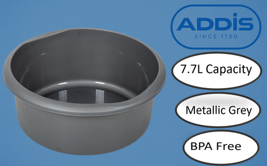 Addis Metallic Round Bowl 7.7 Litre