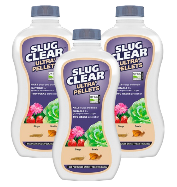 SlugClear Ultra 3 Pellets | For Slugs & Snails | 685g.