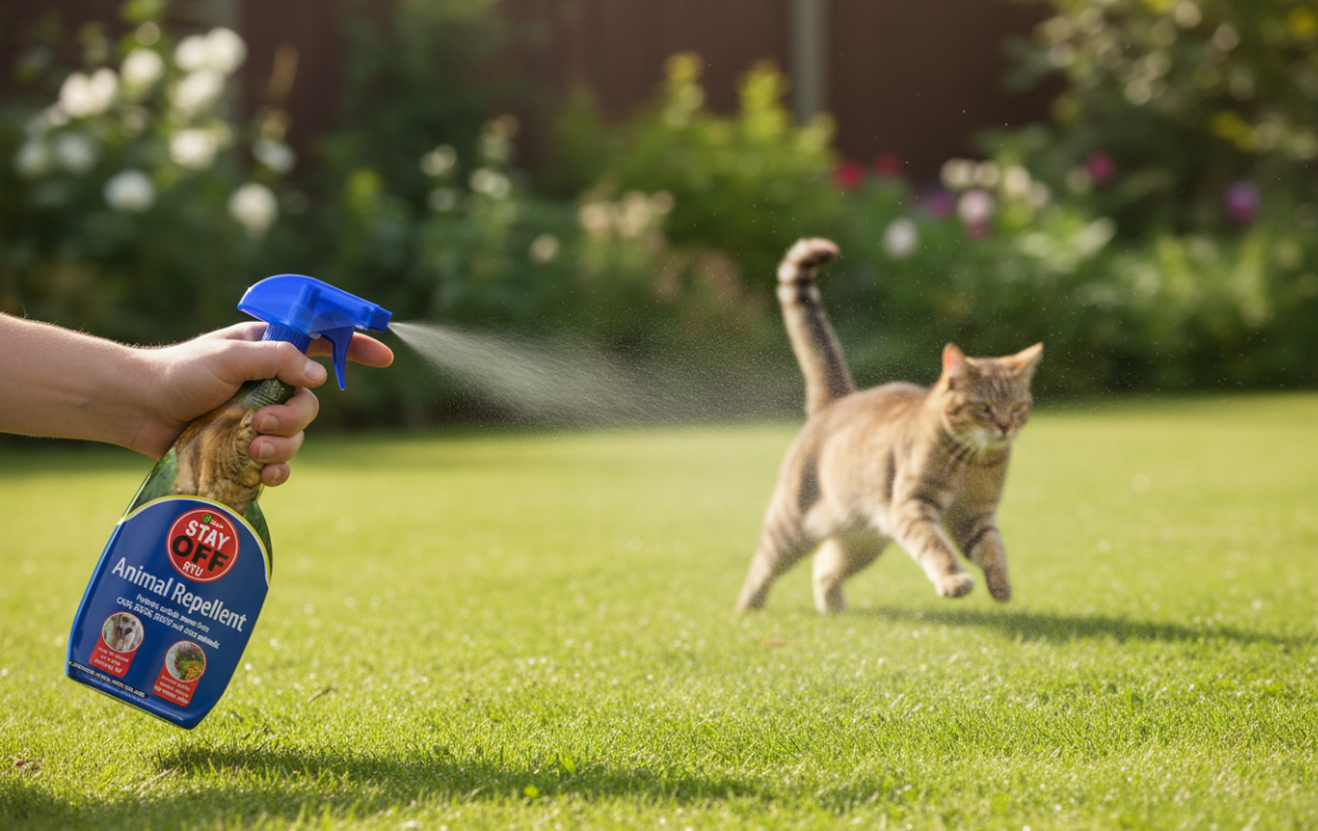 Vitax Stay Off Ready to Use Spray | Protects Outside Areas from unwanted Animals |1 x 750ml