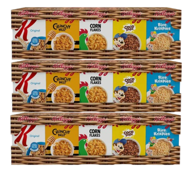 Kellogg's Cereal Variety Pack's (5x7's) 35's