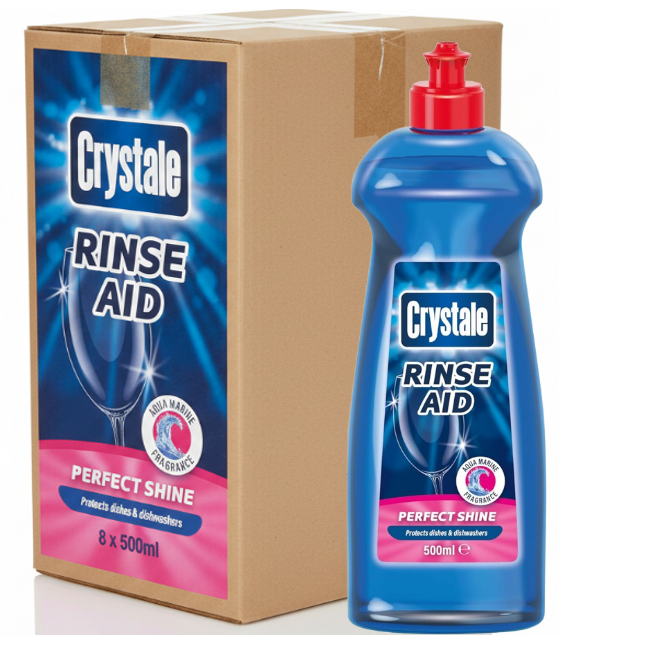 Crystale Streak Free Formula Dishwasher Rinse Aid 500ml
