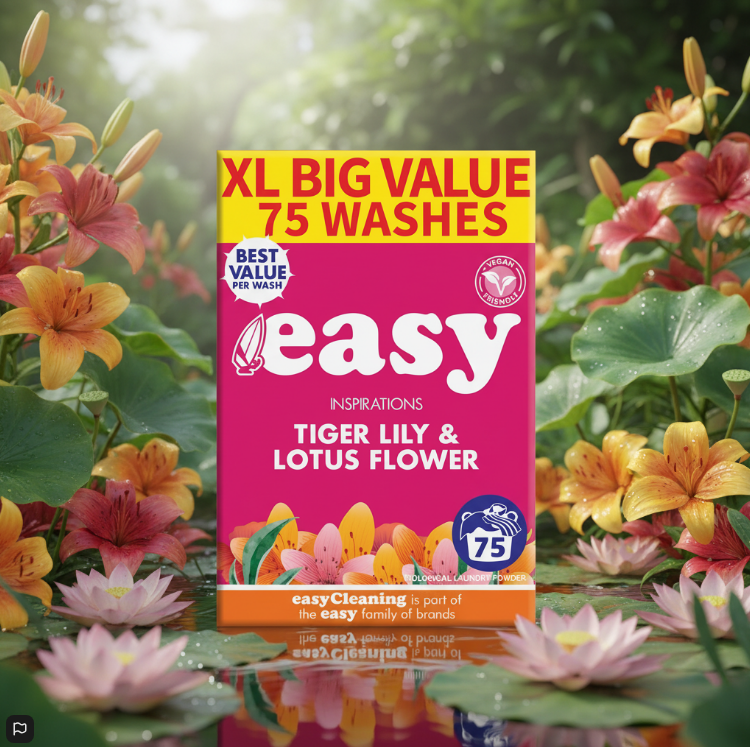 Easy Washing Powder | Tiger Lily & Lotus Flower | 75 Wash