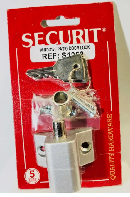 Securit S1052 Window/Patio door lock Silver
