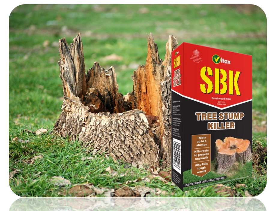SBK Tree Stump Killer Kills Roots & Tough Weeds Treats Up To 8 Stumps 250ml