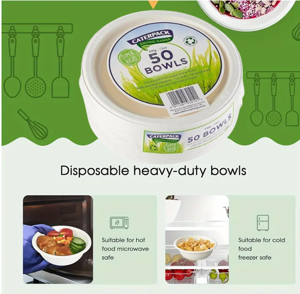 Belgravia CaterPack 7" Biodegradable & Compostable Bowl {50 Pack}
