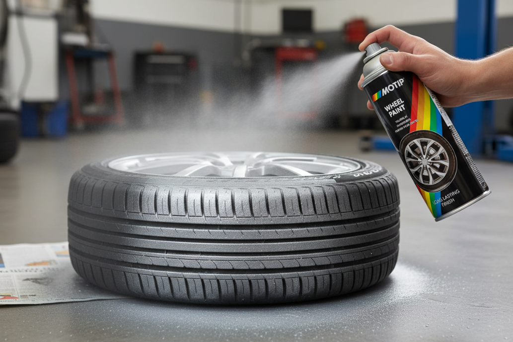 MOTIP Aerosol Wheel Spray Paint | SILVER | 1 x 500 ml