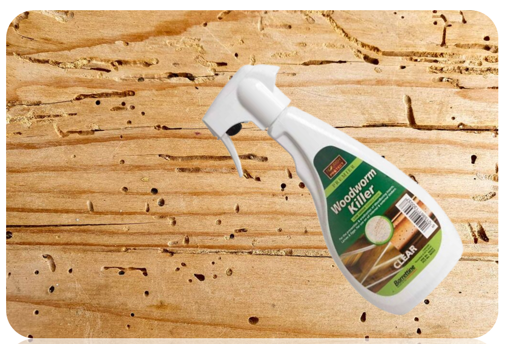 Barrettine Premier Woodworm Killer Spray 500Ml