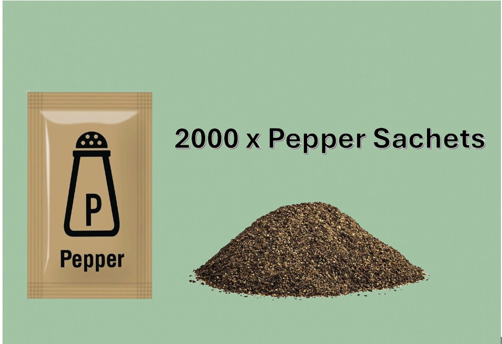 Core Individual 1g Pepper Sachets 2000's