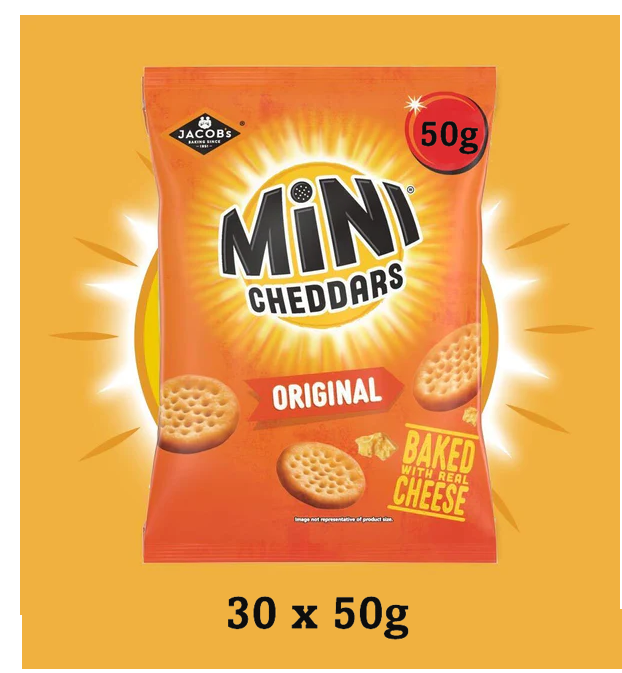 Mini Cheddars Pack 30's