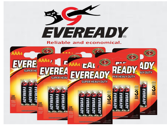 Eveready AA Super Heavy Duty Pack 4's