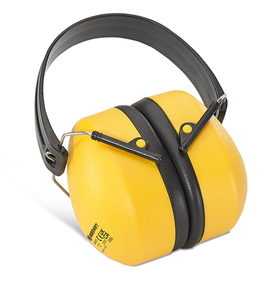B-Brand Yellow Folding Ear Defenders