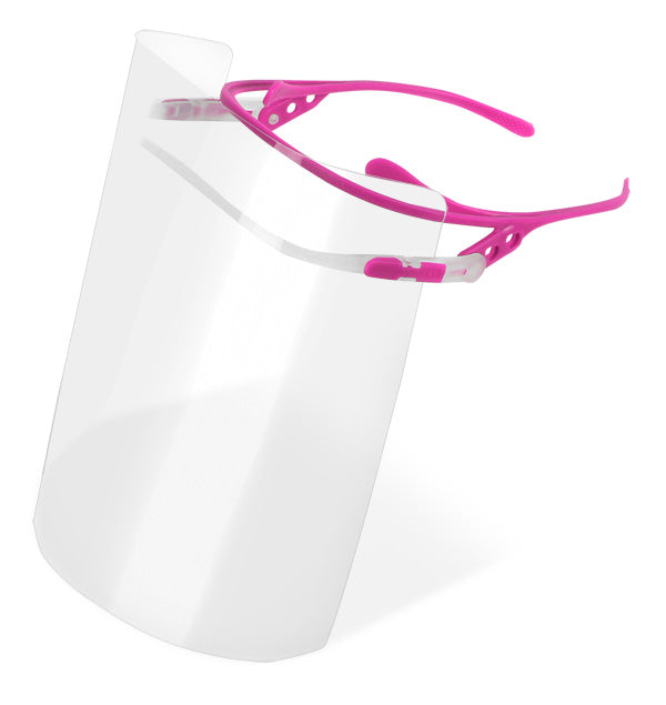 Full Face Shield - Frame with 10 Visors - {ALL COLOURS / SIZES}