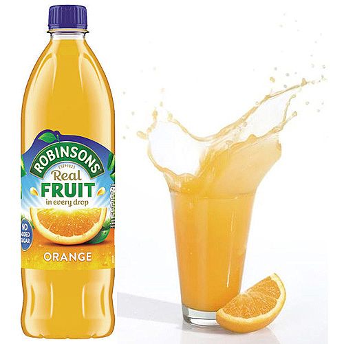Britvic Real Fruit Robinsons (No Added Sugar) Orange 1litre