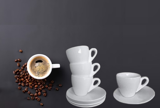 Orion White Tea/Coffee Cup 160ml & Saucer