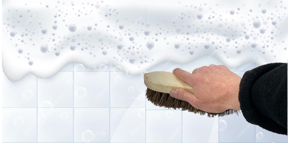 Addis 513870 190mm Scrubbing Brush, Varnished
