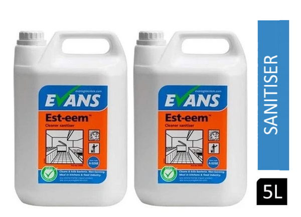 Evans Vanodine Est-eem Cleaner Sanitiser 5 Litre