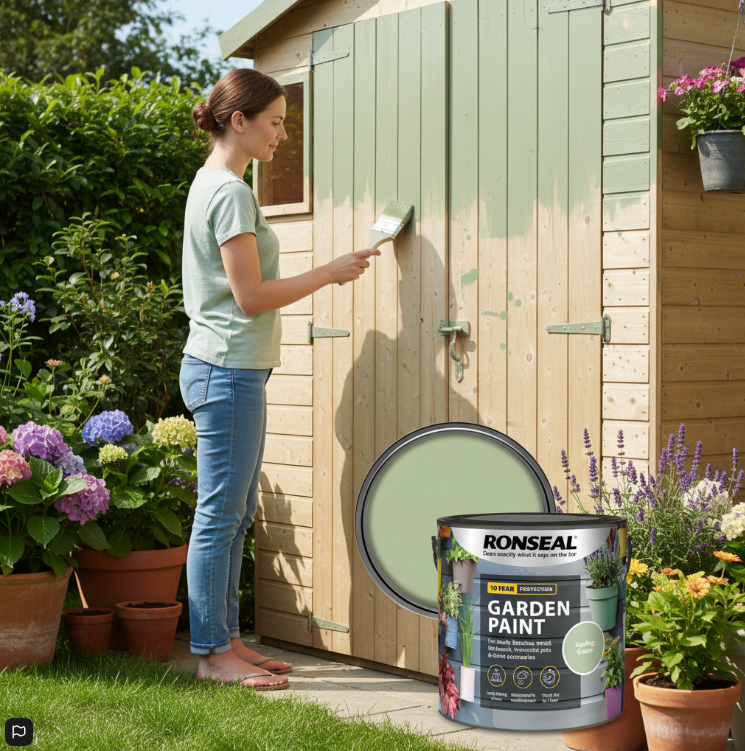 Ronseal Woodland Colours | Sapling Green | 1 x 2.5 Litre tin