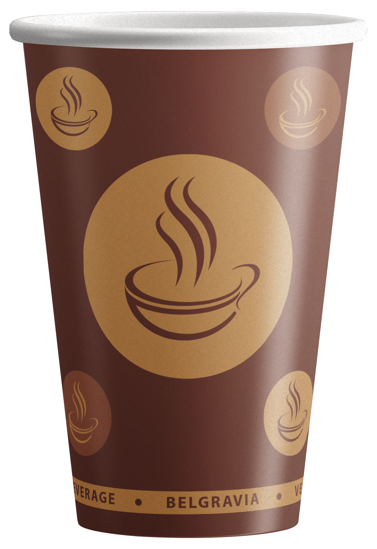 Belgravia 12oz Paper Vending Cups 50's