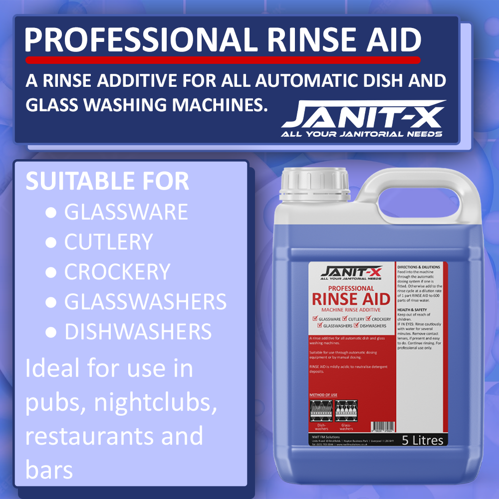 Janit-X Professional Rinse Aid 5 Litre