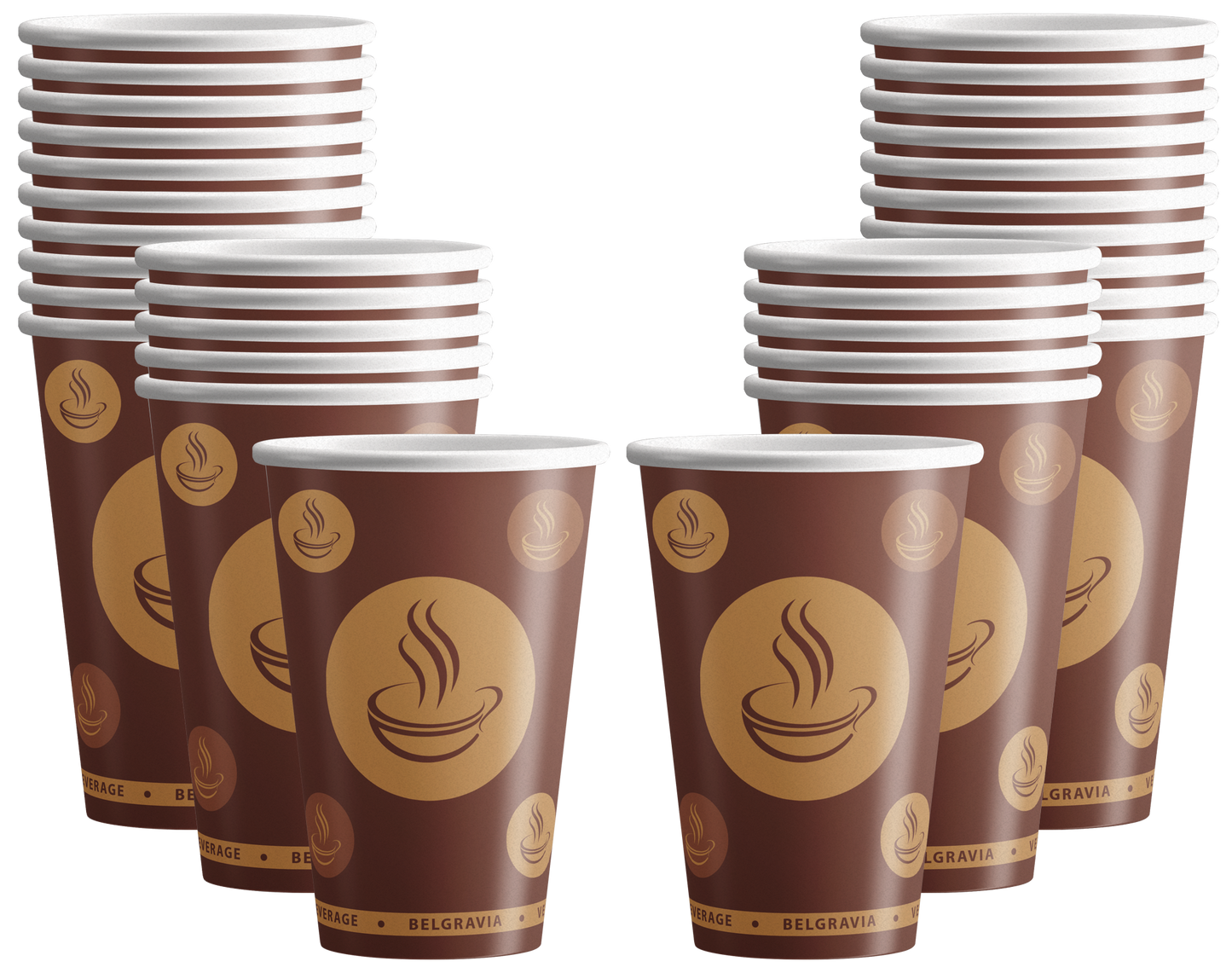 Belgravia 9oz Paper Vending Cups 50's