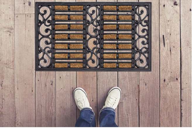 Fixtures Heavy Duty Coco 45x75cm Door Mat