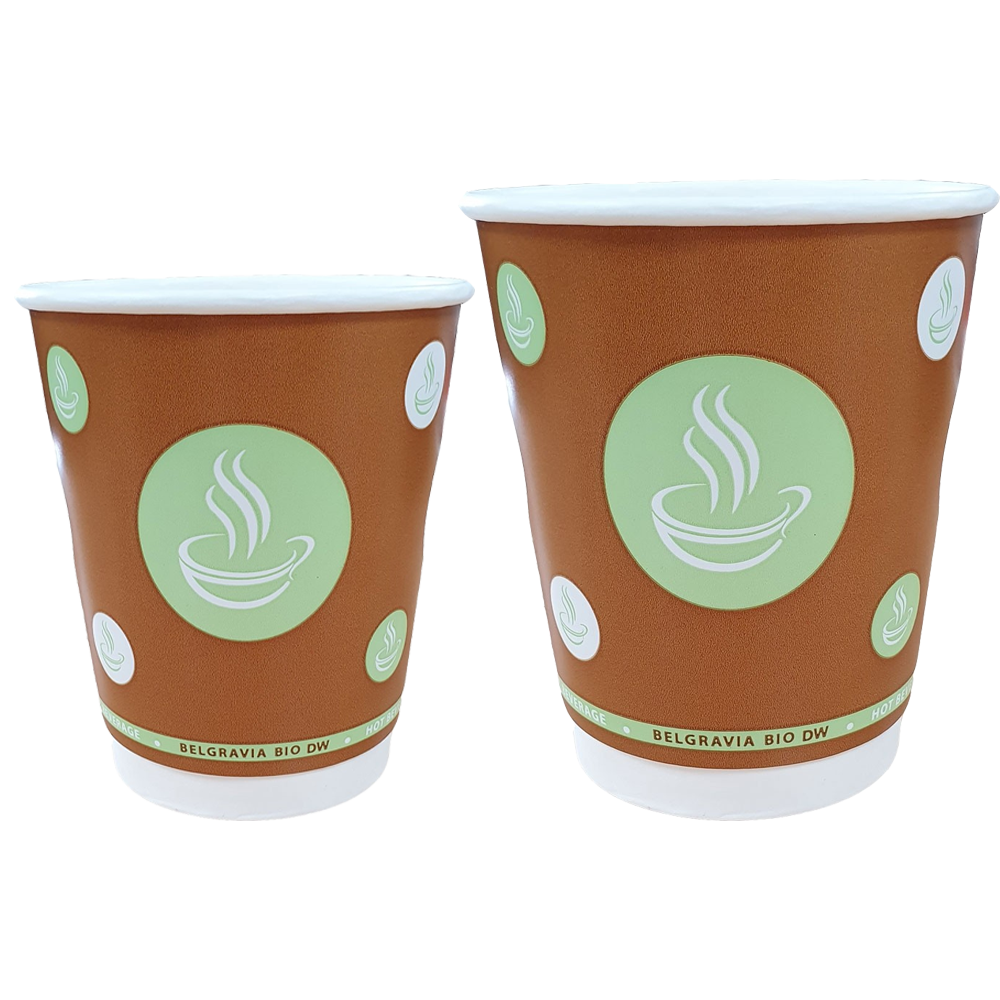 Belgravia 10oz Bio Double Walled Cups 25's (Reduced to clear)