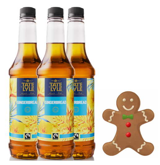 Tate & Lyle Fairtrade Gingerbread Coffee Syrup 750 ml.