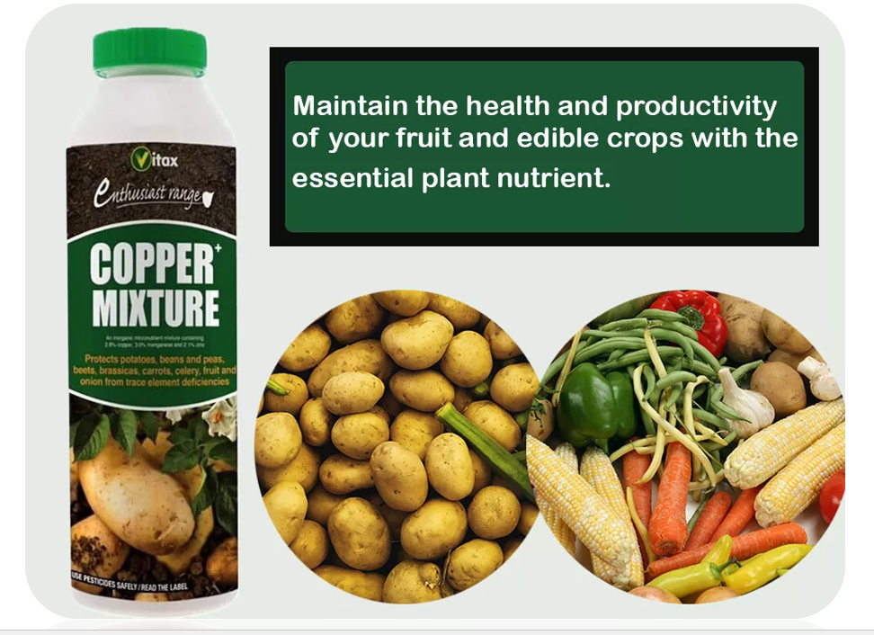 Vitax Copper Mixture| Crop protector | Copper, Manganese & Zinc | 175g Tub