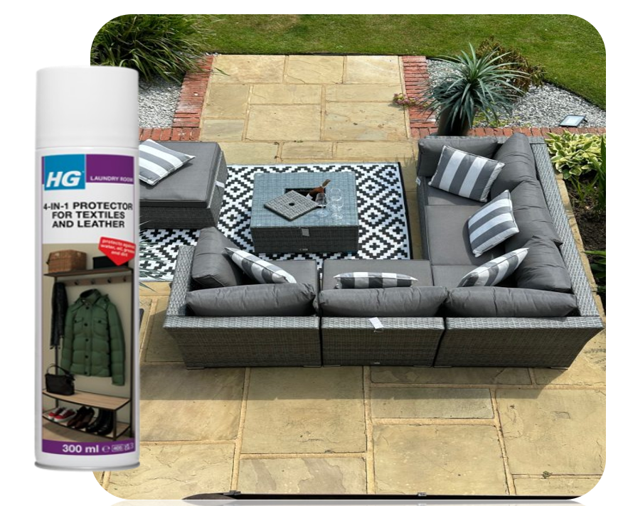 Hg 4-In-1 Protector For Textiles | Waterproof Guard | 300ml Spray