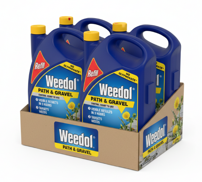 Weedol Path & Gravel | Refill Weed killer | Free from Glyphosate | 1 x 5 Litre