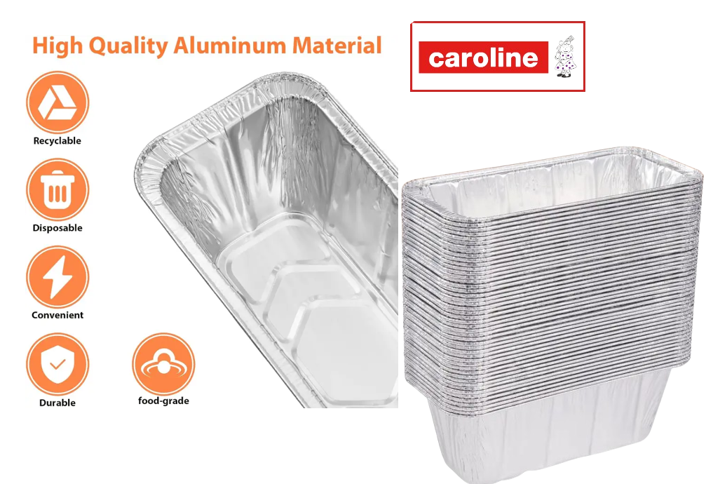 Caroline Foil Tray & Lid 23oz Pack 6's
