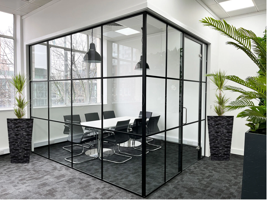 Fixtures Glaze Wave High Gloss LARGE Planter {Black} Indoor or Outdoor
