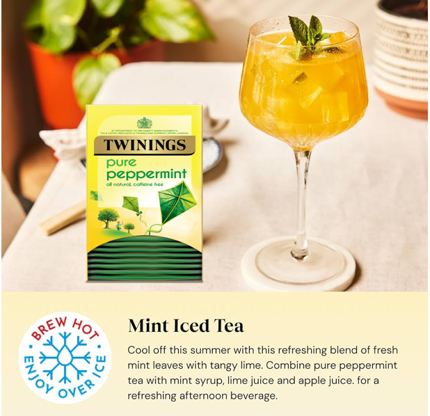 Twinings Pure Peppermint Envelopes 20's