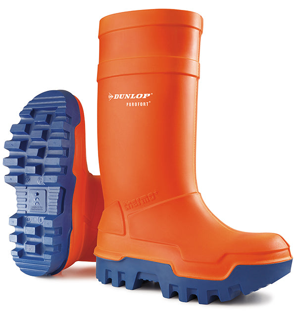 Dunlop Purofort Thermo Orange Boots ALL SIZES