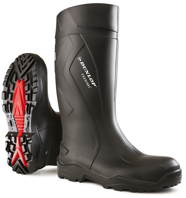 Dunlop Purofort Plus Full Safety Black Boots ALL SIZES