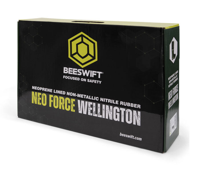 Neo Force Neoprene Full Safety Wellington Green Sz ALL SIZES