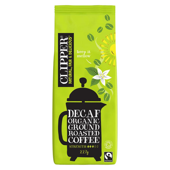 Clipper Fairtrade Organic Decaffeinated Coffee 227g