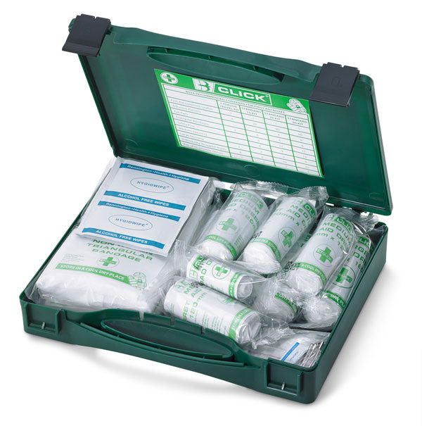 Click Medical Delta Bs8599-1Travel First Aid Kit Green Pack 10's
