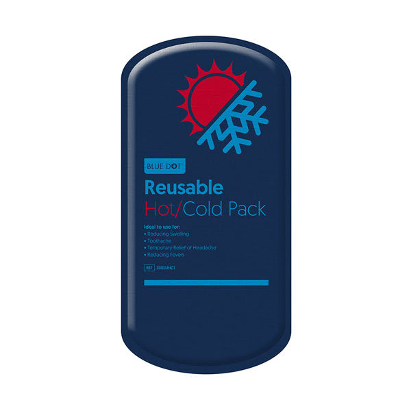 Blue Dot Luxury Hot / Cold Re-Usable Gel Pack Large Blue