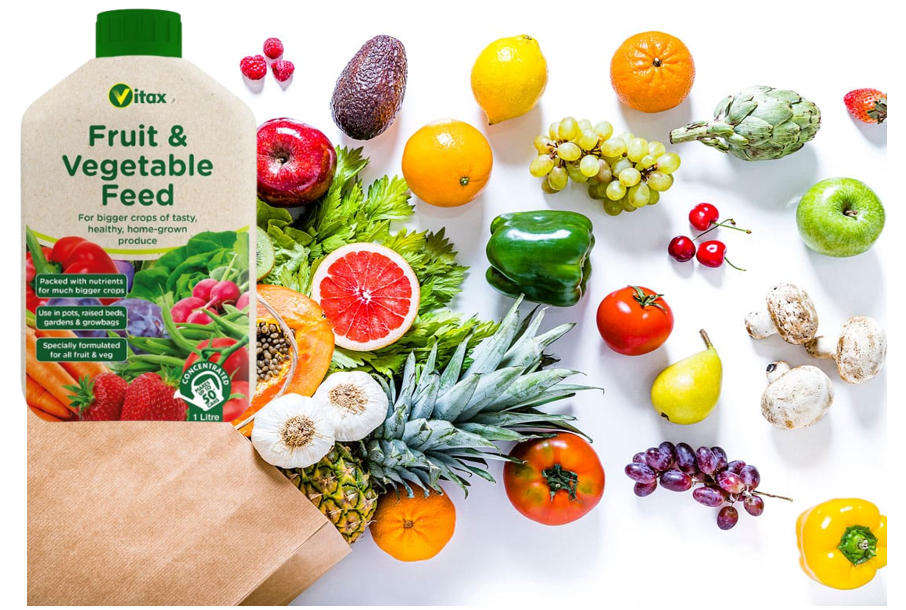 Vitax Fruit & Vegetable Feed Liquid Highly Concentrated 1 Litre = 225 Litre
