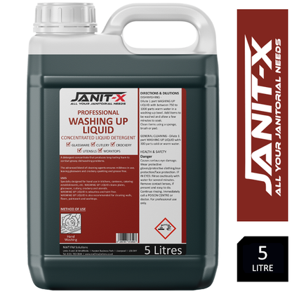 Janit-X Professional Green Washing Up Liquid 5 Litre