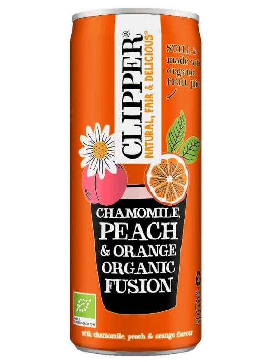 Clipper Chamomile Peach & Orange Organic Fusion 12x250ml