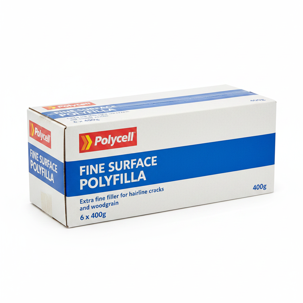 Polycell Fine Surface Filler Tube 400G Plcfs400Gs, Off White