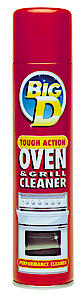 Big D Oven And Grill Cleaner Aerosol, 300Ml, White