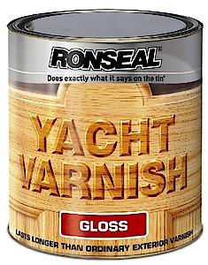 Ronseal Yvs1L 1L Exterior Yacht Varnish Satin