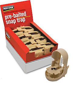 Pest Stop Pre Baited Snap Trap - Contains 16 Loose Traps